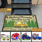 Making Memories One Campsite At A Time - Personalized Doormat