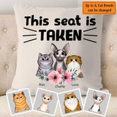 This Couch Is Taken Personalized Cat Pillow P-NB261