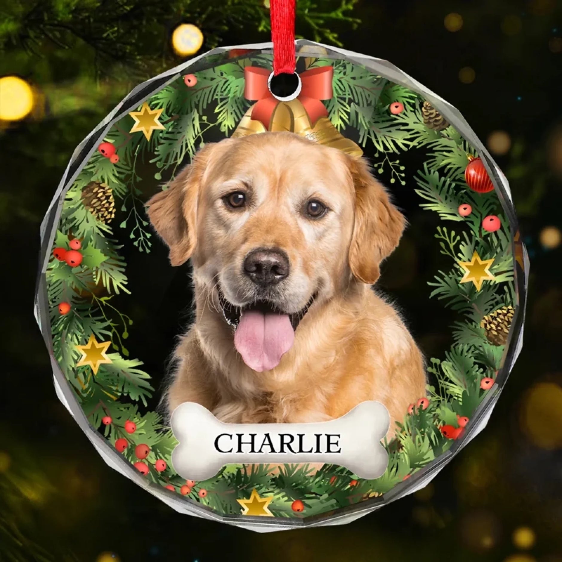 Custom Acrylic Ornament - Personalized Christmas Birthday Gifts For Fa – PawUnique